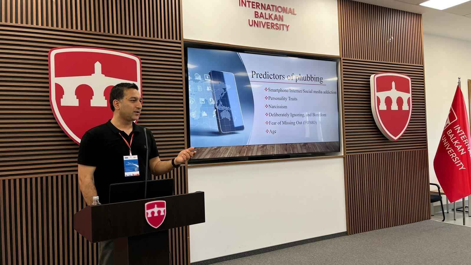 Thseen Nazir, ERASMUS Programı Kapsamında International Balkan University’de Dersler Verdi