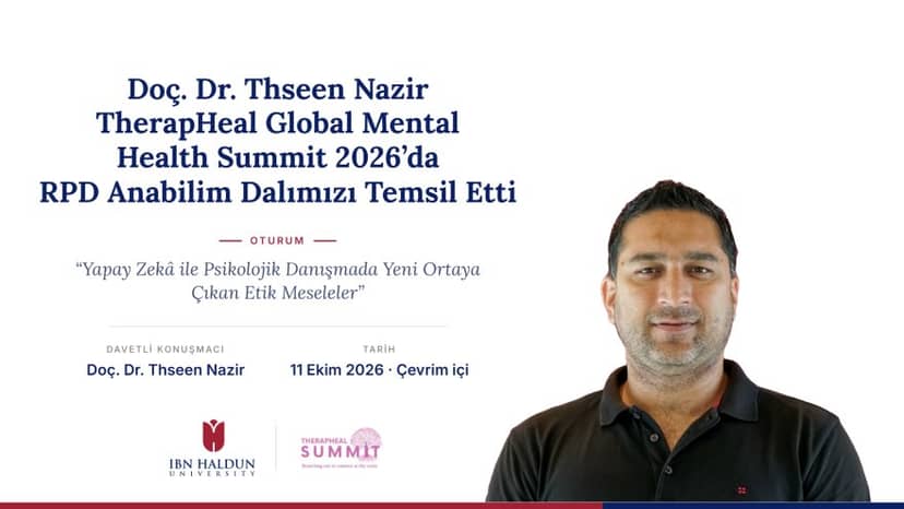 Our Faculty Member Assoc. Prof. Thseen Nazır Delivers Presentation at the TherapHeal Annual Global Mental Health Summit 2026